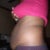 left side view of my stomach before tummy tuck