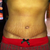 Again, look under my breasts. It is weird! It just drops into the "flat" zone.