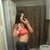 An AFTER pic.  Side shot in capris.  My tummy gained a little weight since the black under pic