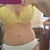 Bra and bathing suit bottoms.