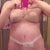 Not loving my off-center belly button. :(
