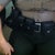 This is me in my uniform at work when I sit down.  My gun belt also serves as a Pink Marshmallow holder.  Gross me out.