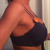 My new 34DD bra with homemade rice sizers inserted.