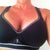 in my new Danskin bra from walmart :-)  very comfortable...not sure if i'm supposed to wear it right now...it's a racerback style and does have support but not as much as the Fruit of Loom white bra he gave me.  i'm like wow, spend $5K on boobs and i get a cheap white F of L bra! haha.