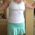 Post Op Day 33 - Tennis outfit - front view - no bulges!!!