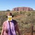 What do you see? Me? My breasts? or the big rock? :)