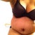This is my tummy when I sit - can you imagine when I'm doing yoga!!!