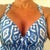 trying on bathing suit that i had from LL Bean that i used to wear a padded push up VS bikini top under!  i fill it up now :-)