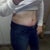 5 WEEKS POST OP: look at my definition in the middle! (redness from jeans on skin)