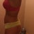 side view, my stomach is swollen