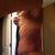 Abs from the side in the middle of the day (before dinner but after a little food.  Look a little pregnant here.  After dinner I look about 5 months pregnant.