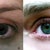 before and after fysiko serum - look at my eyebrows!
