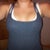 post surgery front view in compression bra (first week, don't remember the day)