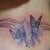 The outline of it..a lily flower and two butterflies (one to represent each of my two boys) This was drawn by my sis who gave to the tattoo artist!