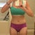These underwear are higher cut than my running shorts, so...no dream fulfilled of being able to run in just my sports bra and running shorts. That really was my ONLY dream I had out of all this, never expected that to be an issue. Really, really thought my scar looked lower in my first post op pic. Guess not. Its actually pretty crazy high.