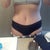 Morning time tummy before swelling.