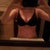 In the "famous" Natori Feathers Plunge bra. Nobody has modeled the black one yet! 34d(!)