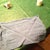 Step 1: you need 4 pieces of the material. Fold one piece in half like a hamburger (yes I took it back to elementary, you like long ways hotdog, short ways hamburger lol)