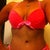 This is a bra top style bikini top (34C)