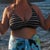 In swimsuit (a size smaller)