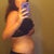 Side view...showing how my shape is very "egg" or "apple" shape :(