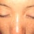 Day 1 - short short lashes. You can still see the left over effects of my eyelash perm.