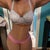 new garment already on the smallest setting. Its a medium could not get the small up over my thighs and hips