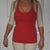 Compression Garment with separate sleeves & red workout top