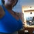 day 2 post op 570/560cc I was still uncomfortable with letting them hang with out bra lol