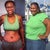 Comparison picture. I lost 180 pounds, naturally then I got my surgery. In this picture I am 6 weeks post-surgery!!!