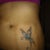 This is a month after my first session (July 2nd). I am not covering it anymore and as you can see from the pics, the tape really irritated my skin, that explains the "square" around the tattoo.