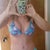 Wasn't quite ready to rock bikini bottoms yet....(wrinkles from the compression garment)