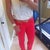 21 weeks. Skinny jeans. Happy!