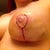 Underside of left breast, wonky shape :/