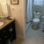 bathroom. love how the shower doesn't have a tub, so it's easy to step in