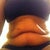 bent at the waist/front view of the sad face
