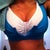 Day after surgery wearing the blue bra I THOUGHT would fit me after surgery.  Im wearing the bra they sent me home in and placing gel ice-packs between the two bras