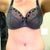 6 weeks PO in my 34F beautiful bra, and low cut undies that hide the scar well. If anything, the scar may be a bit low, you can see it poking out on the right side.