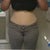 The bulging line is the wife beater t-shirt underneath. It's so long I had to fold it up. I havent been able to button my pants normally in 8 years.