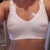 day 3 with a bra on-- no idea of the size--bought in a chin ease bazaar-- but it has no stitching over the breast so is more comfortable-- i do have an indent i suppose in the bra!
