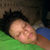 hubby took pic of me sleeping... i think i moved too much last night cuz it was bleeding a bit around a drain entrance