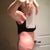 PO day 34 side view. Slight swelling but also some extra Christmas weight :( I know it is swelling though when I lie down flat, my tummy is convex instead of concave like pre surgery.