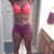 front view 9 weeks abs starting to show