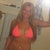 Hot pink bikini top before - always having to adjust the cups. There was either too much cleavage or too much side boob spillage so I could never get it to look normal
